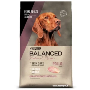 Vitalcan Balanced Natural Recipe Perro Adulto Pollo 15 KG