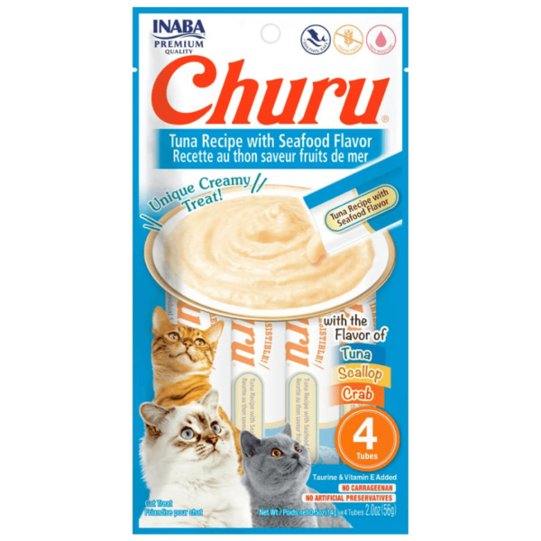 Churu Cat Tuna Recipe With Seafood 56 GR (USA669)