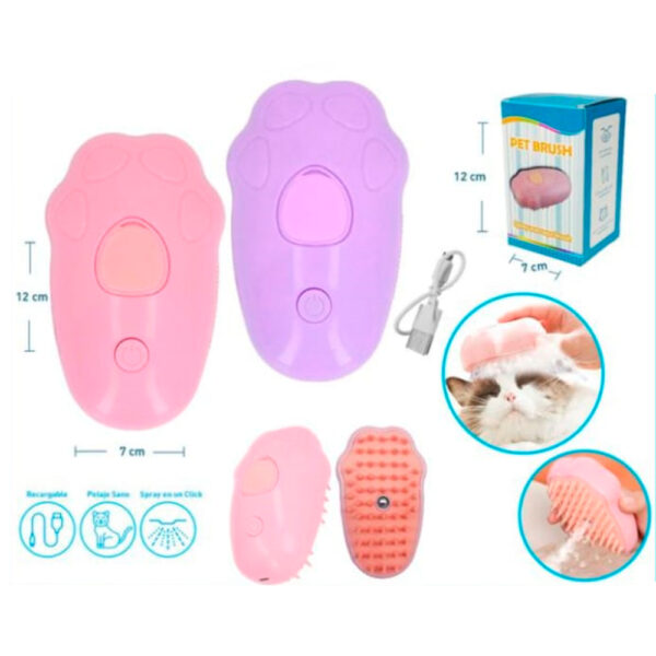 Cepillo Spa Limpiador Masaje Mascotas (79600)