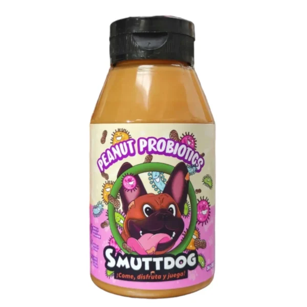 Snack Sabrosa Crema de Maní SmuttDog Peanut con Probióticos 260 GR