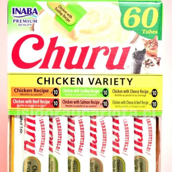 Caja Box Churu Cat Chicken Variedades  60 Unidades (USA682) - Imagen 2