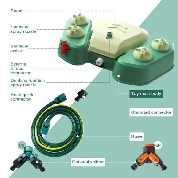 Fuente de Agua Multifuncional con Pedal (YSQ-01) - Imagen 3
