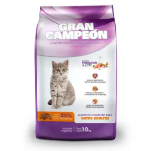Gran Campeón Gato Adulto Pescado & Leche 10 KG