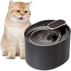 Fuente Bebedero Negro Automático de Agua para Gatos (17950)