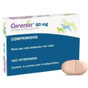 Cerenia 4 Comprimidos 60 MG