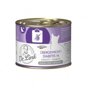 Lata Super Premium Dr Link Gato Obesity Diabetic 200 GR (92440)