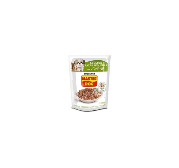 Sachet Master Dog Adulto Raza Pequeña Carne 20 Unidades - Imagen 3