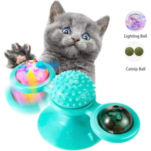 Juguete Gato Giratorio con Luces Chupon (XR0120)