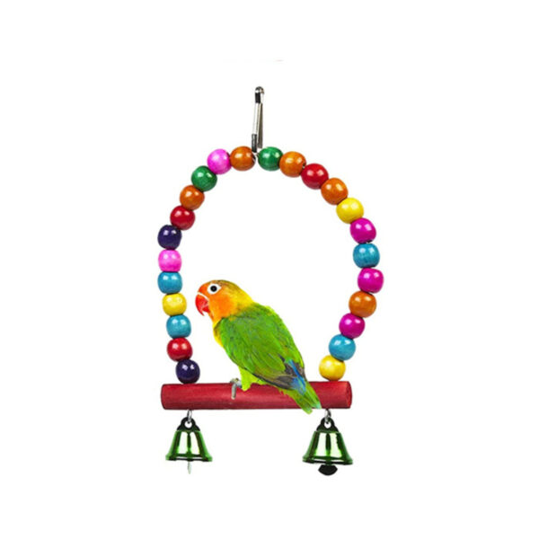 Columpio Aves Madera Colores (LN-052) - Imagen 2