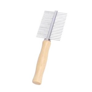 Peineta Doble Mango Madera (YB28069)