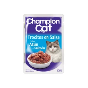 Caja Sachet Champion Cat Atún & Salmón 24x100 GR