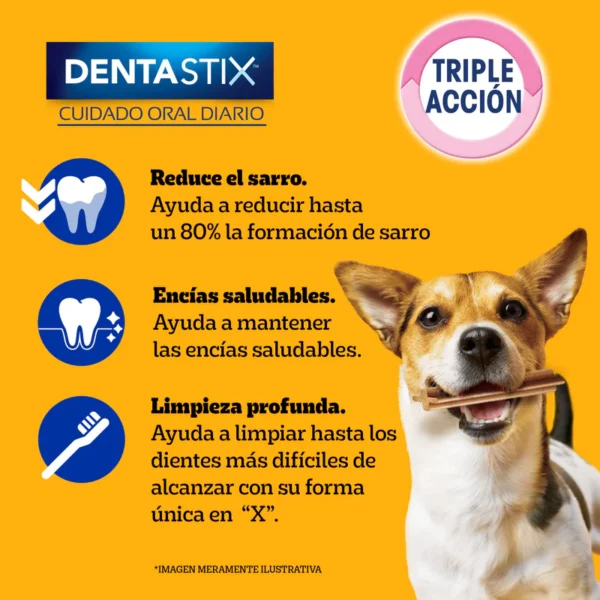 Caja Pedigree Dentastix Unidades Razas Pequeñas 10 Unidades 110 GR - Imagen 2