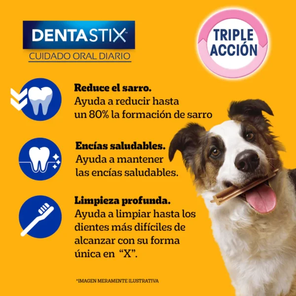 Caja Pedigree Dentastix Razas Medianas 18 Unidades 77.1 GR - Imagen 2
