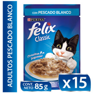 Sachet Felix Pescado Blanco x15