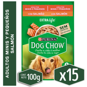 Sachet Dog Chow Festival Salmón Raza Pequeña x15