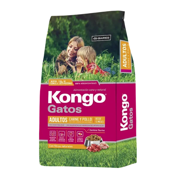 Kongo Gato Adulto Carne Pollo 8 KG
