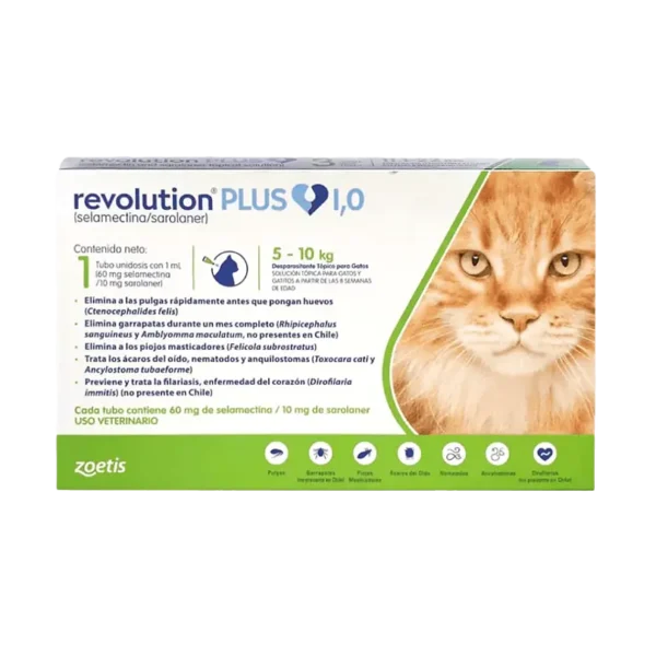 Revolution Plus Gato 1 ml (5 a 10 KG)