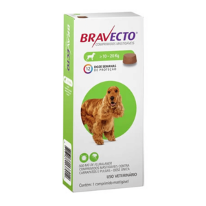 Bravecto Perro 10 - 20 Kilos 1 Comprimido