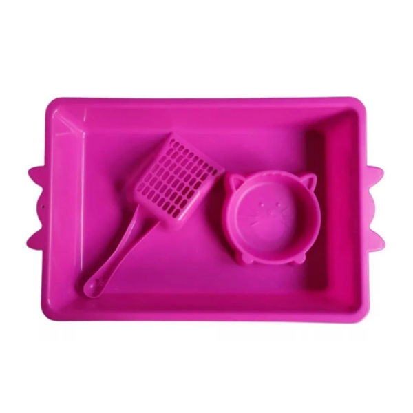 Set Arenero + Pala + Plato Gato - Colores Surtidos - Imagen 6