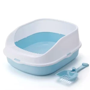 Baño Arenero Sanitario + Pala Diseño Gatito Colores Surtidos (BAM-693)
