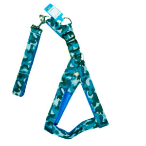 Arnés con Correa Camuflaje Verde Talla L