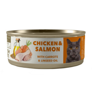 Lata Amity Gato Chicken & Salmon 80 GR