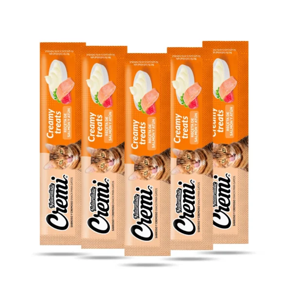 Naturalistic Cremi Salmón Tuna Recipe 5x12GR (C2494) - Imagen 3