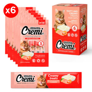 Caja Cremi Salmon & Shrimp 6 Sachets 5x12GR (C2555)