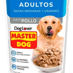 Sachet Master Dog Adulto Pollo 20 Unidades
