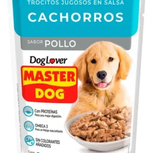 Sachet Master Dog Cachorro Carne 20 unidades