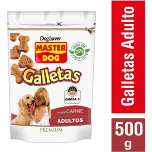 Caja Galletas Master Dog Carne Adulto 12x500 Gr