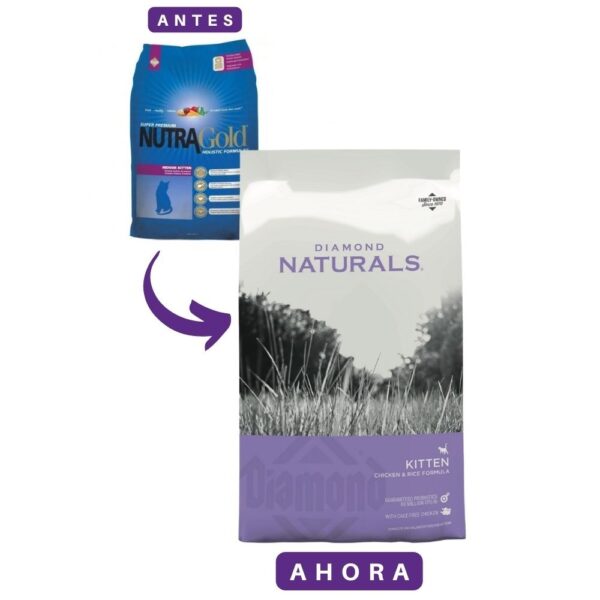 Diamond Naturals Indoor Kitten 1 KG - Imagen 2