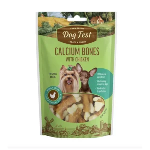 Snack Perro Dog Fest Huesitos de Calcio con Pollo 55 GR