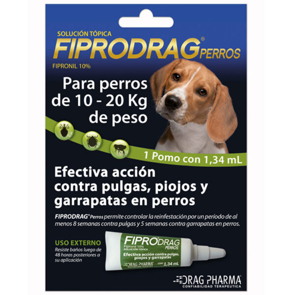 Pipeta Fiprodrag Perros de 10-20 kg Unidad