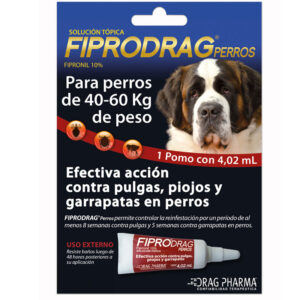 Pipeta Fiprodrag Perro Más de 40 Kilos