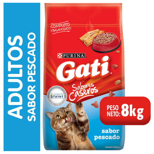 Purina Gati Pescado 8 KG - Imagen 2