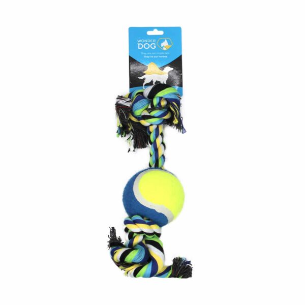 Juguete Perro Cuerda Algodón Pelota (KH-SG0084) - Imagen 3