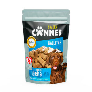 Galletas Cannes Leche Adulto y Cachorro 450 GR