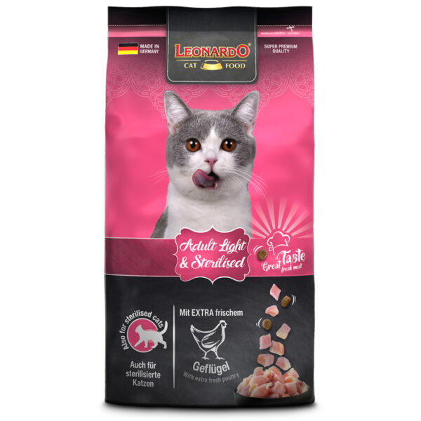 Leonardo Gato Adult Light & Sterilised 7.5 KG - Imagen 2