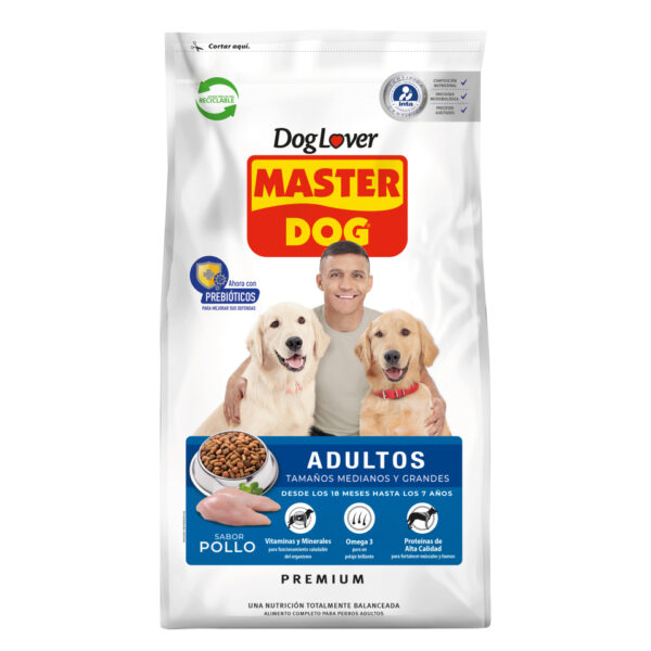 Master Dog Adulto Pollo 18 KG