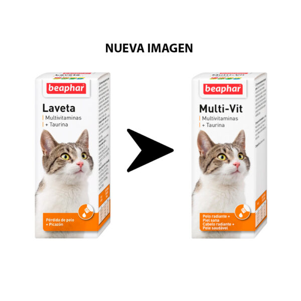 Multivitamínico Multi-Vit Laveta Taurina Gato 50ml - Imagen 3