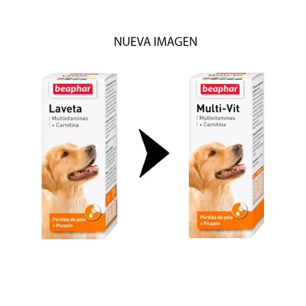 Laveta Multivitaminico Multi-vit Carnitina Perro 50ml - Imagen 2