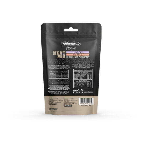 Naturalistic Snack Meat Mix Lamb & Beef 100 GR (C2265) - Imagen 2
