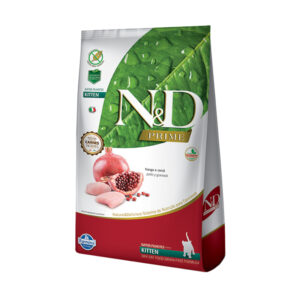N&D Gato Prime Feline Kitten Pollo y Granada 1.5 KG