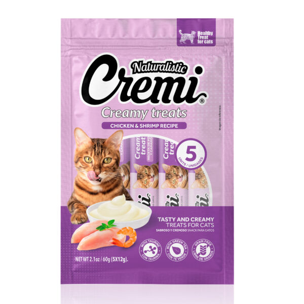 Naturalistic Cremi Chicken & Shrimp 5x12 GR (C2531) Grain Free