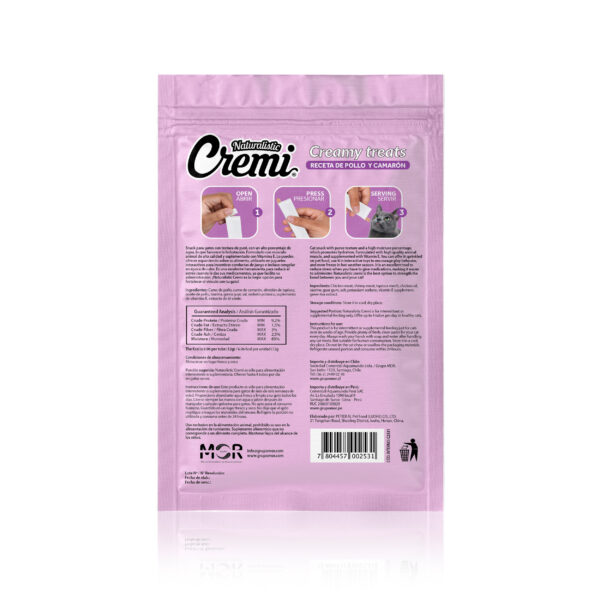 Naturalistic Cremi Chicken & Shrimp 5x12 GR (C2531) Grain Free - Imagen 2