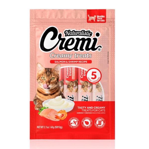 Naturalistic Cremi Salmón & Shrimp 5x12 GR C2555) Grain Free
