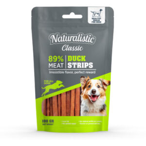 Snack Naturalistic Duck Strip 100gr