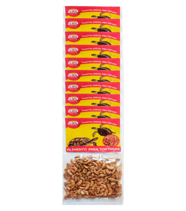 Alimento para Tortugas Peces Tira 10 Unidades Pulga 200 GR