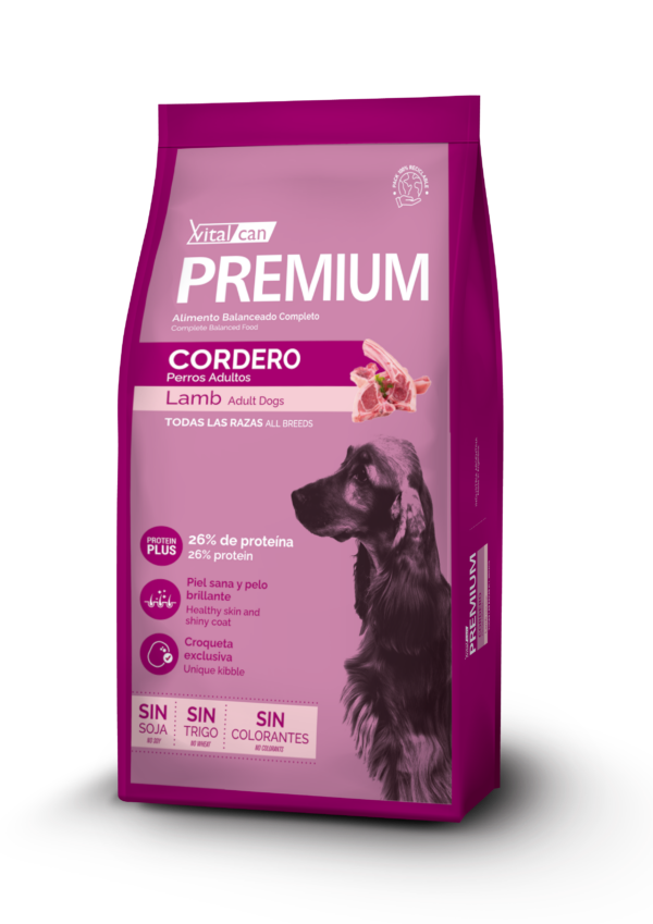 Vitalcan Premium Perro Adulto Cordero 20 KG